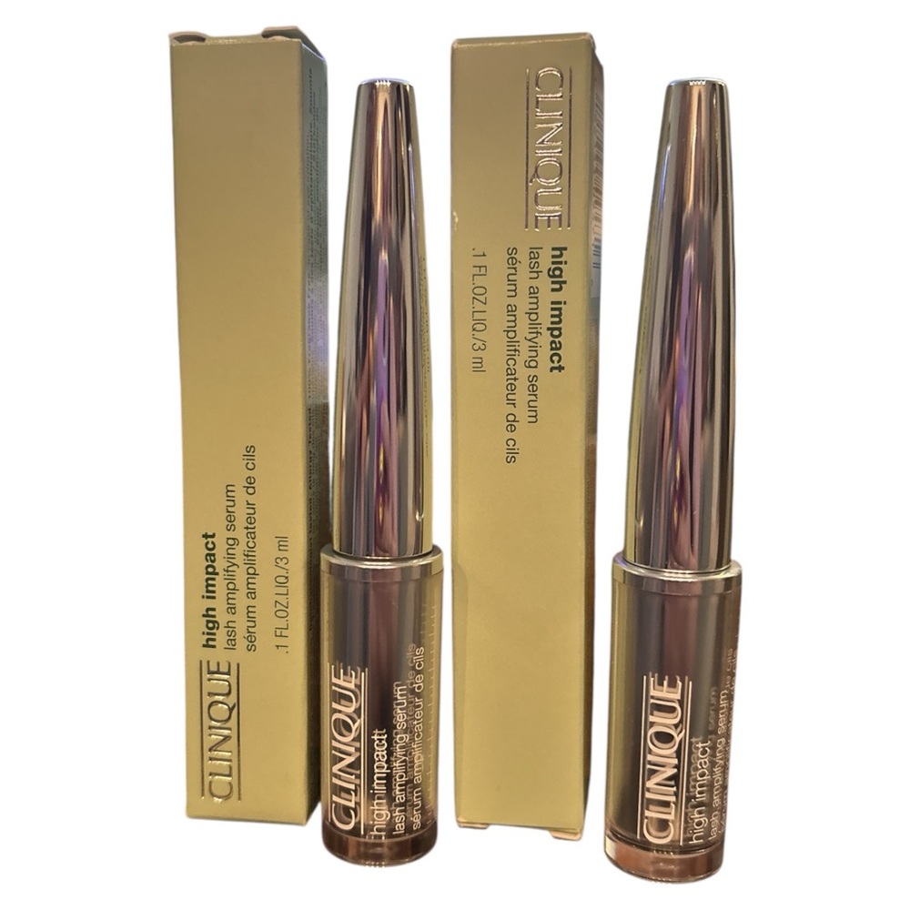 2 NIB CLINIQUE High Impact Lash Amplifying Serum FULL SIZE